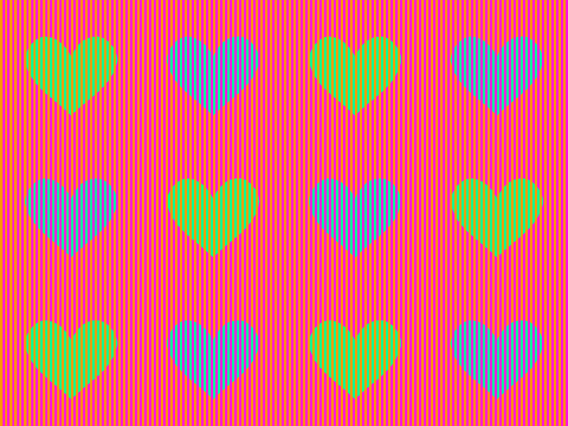 Иллюзия сердечки